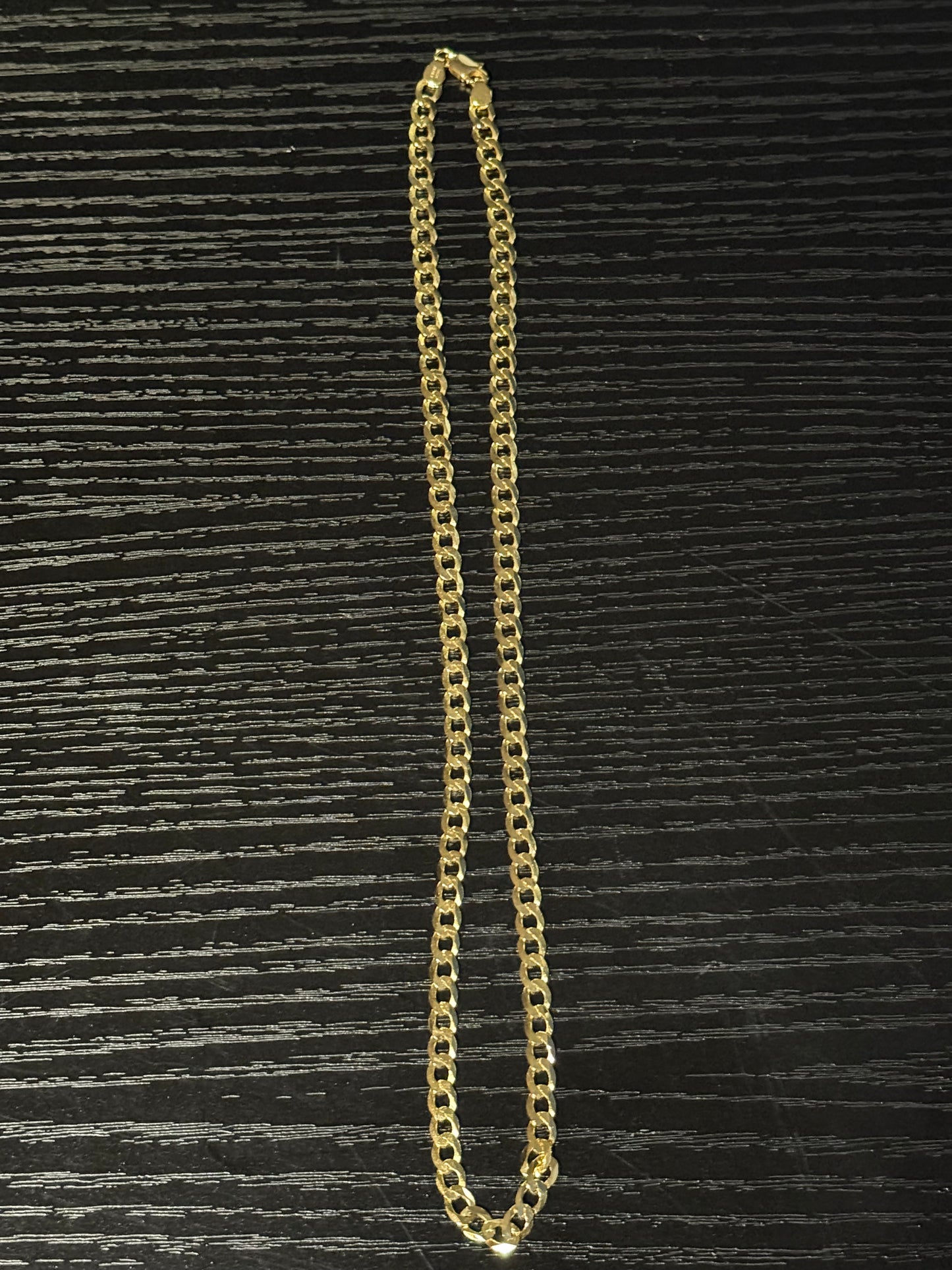 925 Sterling Silver Italian 5mm Diamond-Cut Cuban Link Curb Chain Necklace