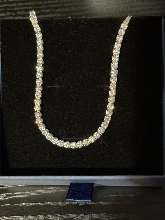 925 Silver Bracelet with 3mm Moissanite Stone