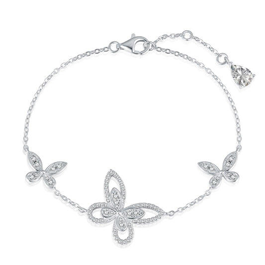925 Silver Bracelet with 5A stones